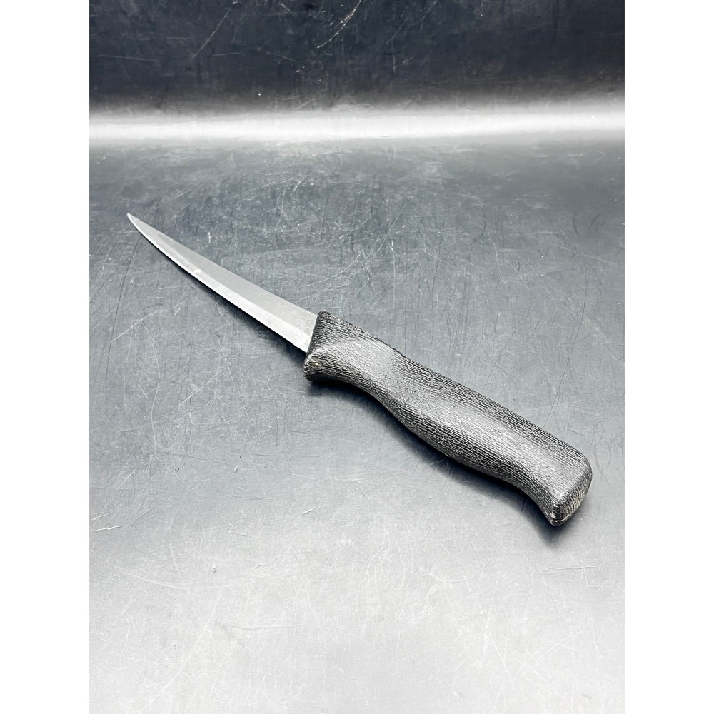 American Angler Fillet Knife Surgical Stainless Steel Blade Black Handle 9.25"‎